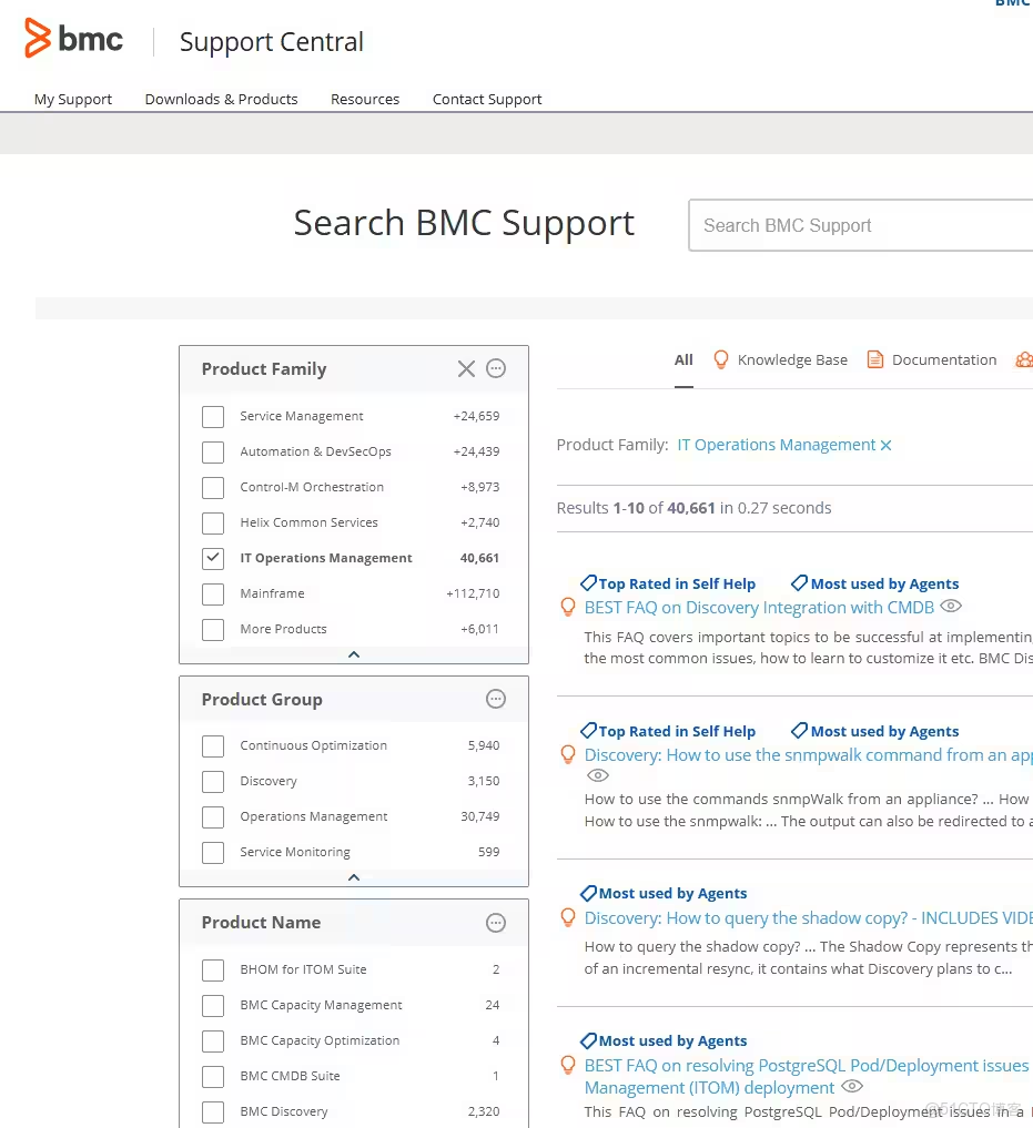 BMC-How to search the knowledgebase more effectively for BHOM, TSOM, TSCO, PATROL or Netreo products_bmc
