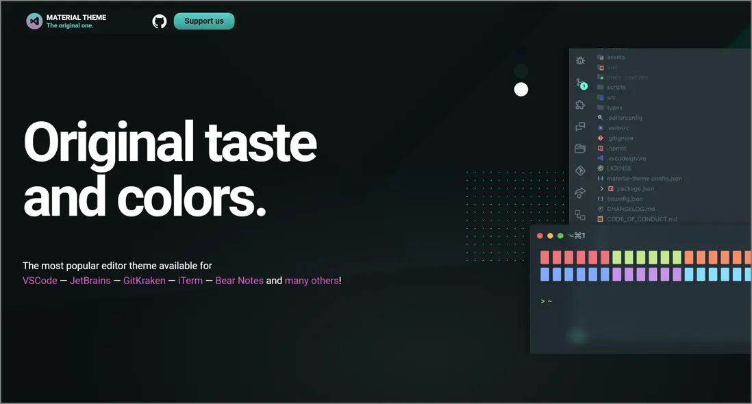 material-theme 官網