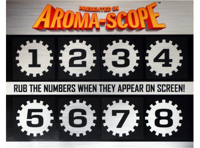 ‘Spy Kids 4D’ featured Aroma-Scope scratch-to-sniff card