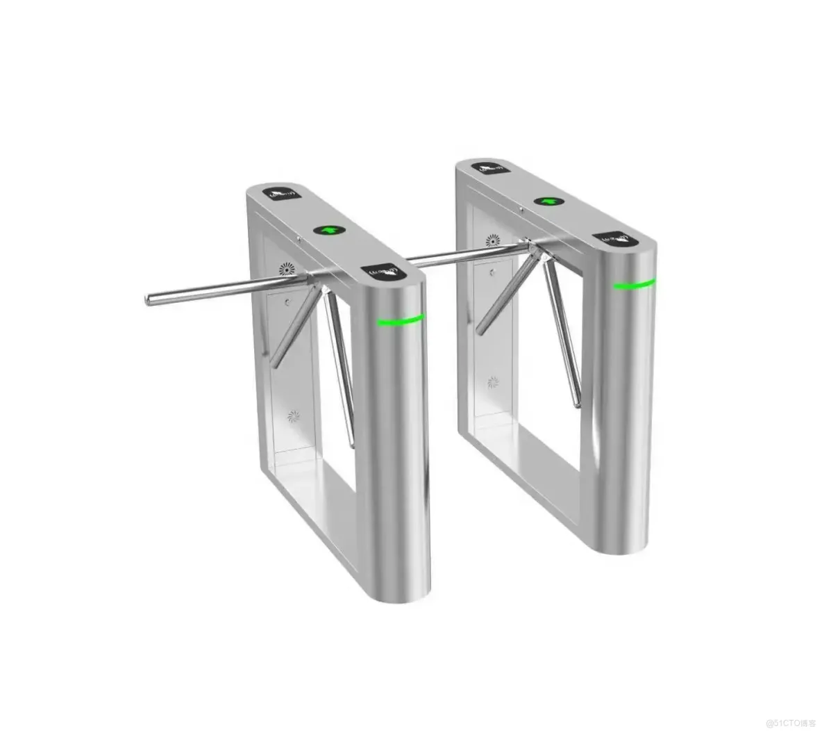 智能一卡（碼、臉）通系統通過整合門禁、梯控、消費、訪客、停車場等多個子系統，實現了一卡一庫一平台的管理模式。系統支持多種識別方式，包括人臉、QR、刷卡、指紋、虹膜、靜脈等，確保系統的高安全性_門禁一卡通_04