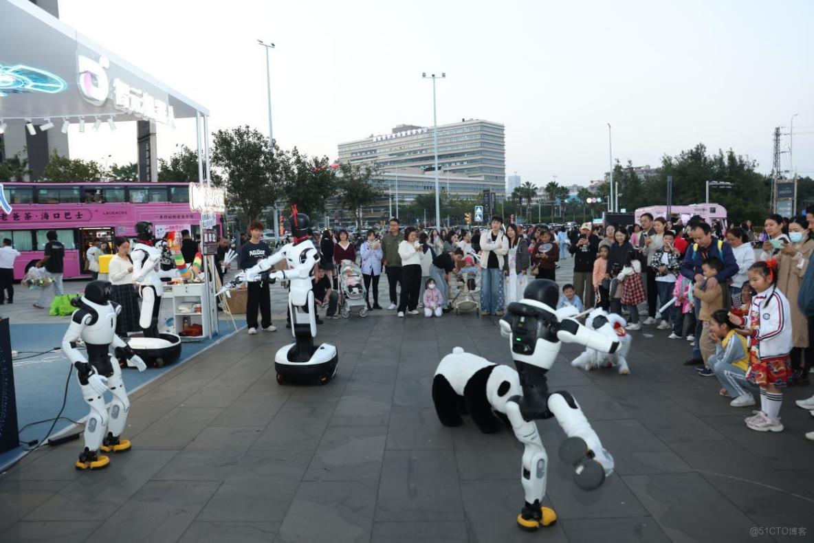 能文能武！智元機器人天團與王心凌王鶴棣同台炸場跨晚_人形機器人_07