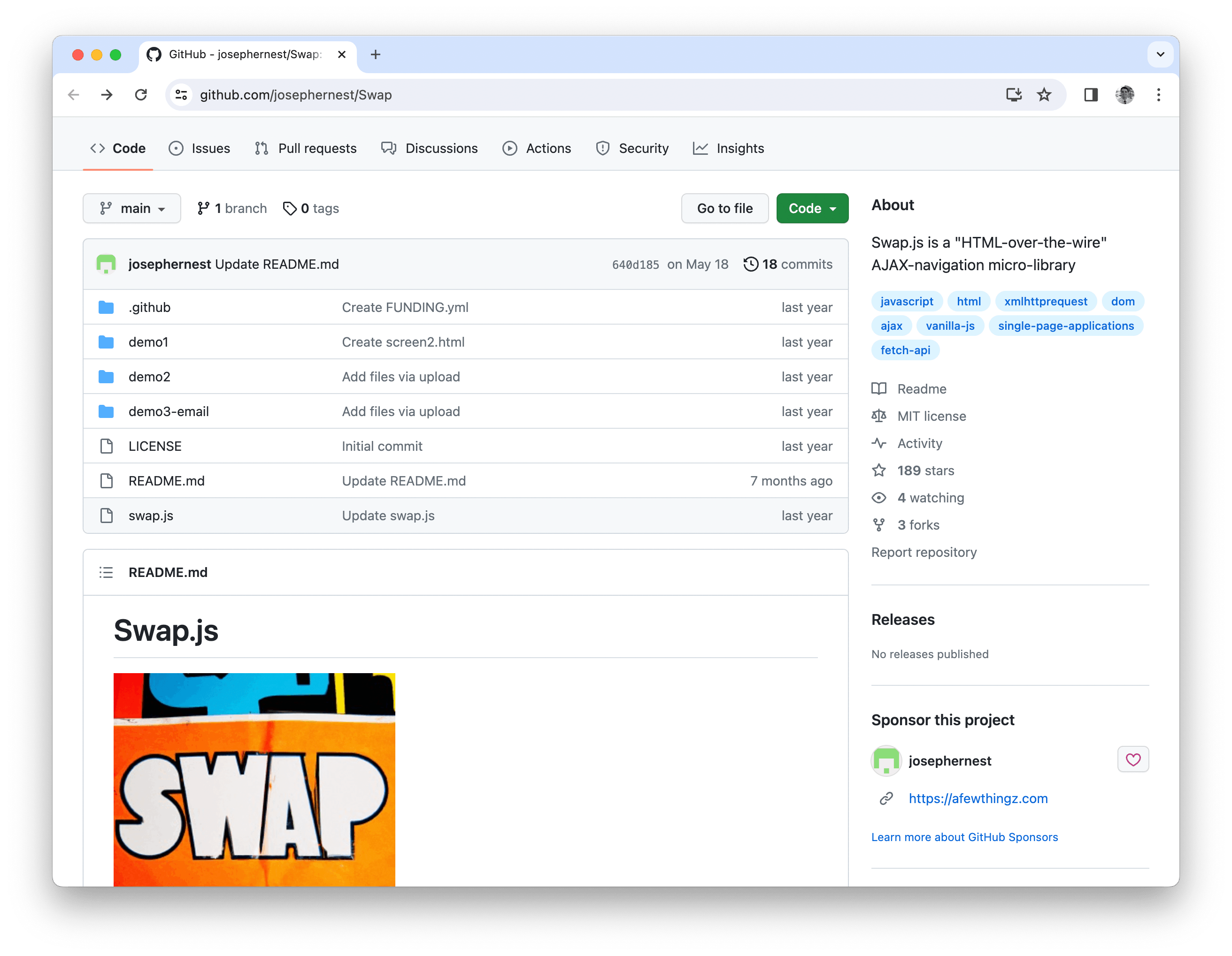Swap.js