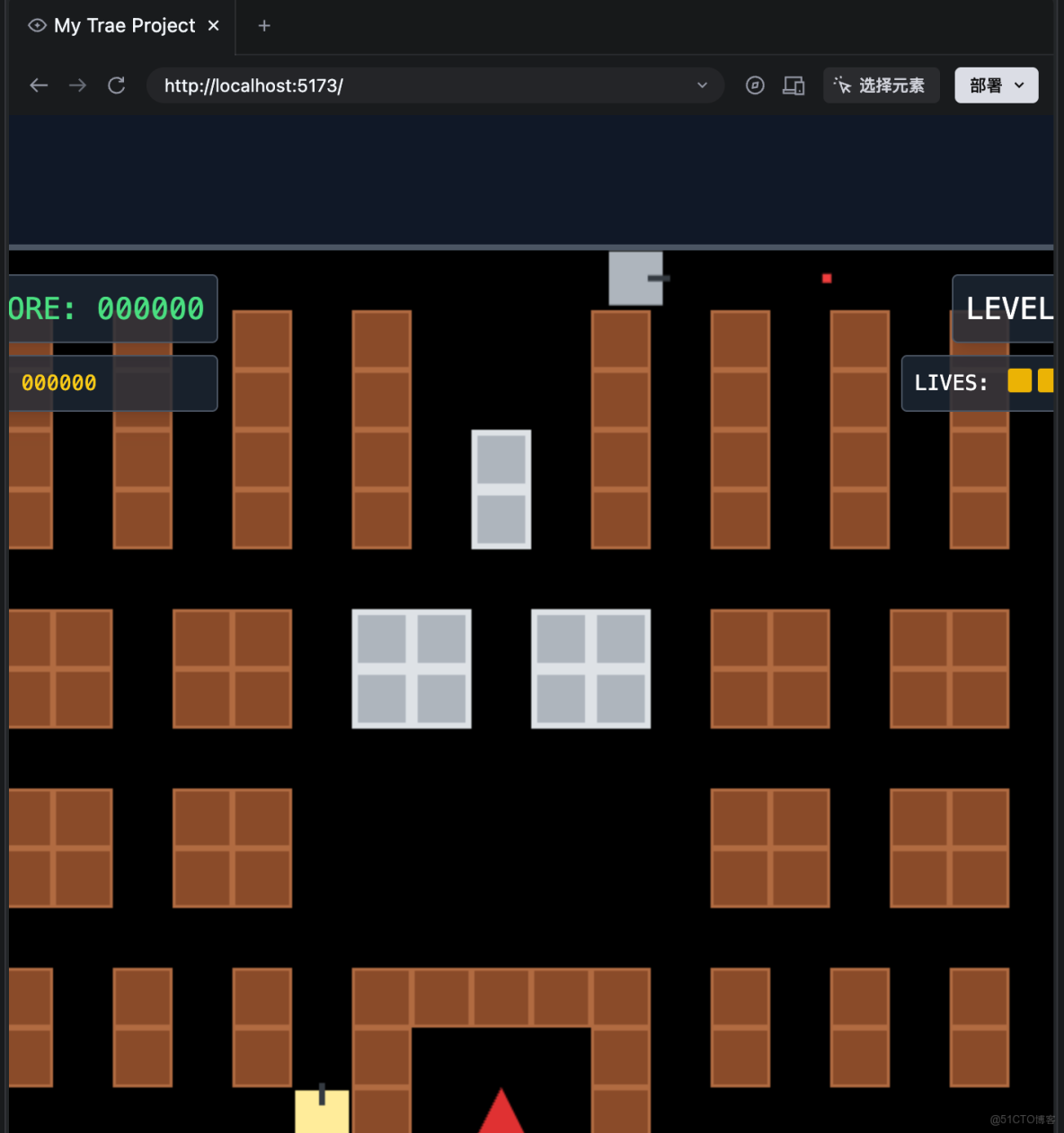 【AI編程】5分鐘用AI復刻有BOSS戰的《坦克大戰》_Trae_10
