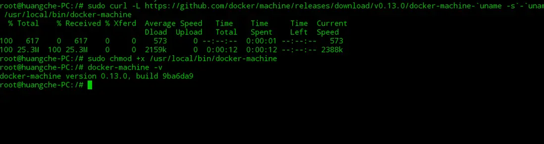 docker-machine的安裝