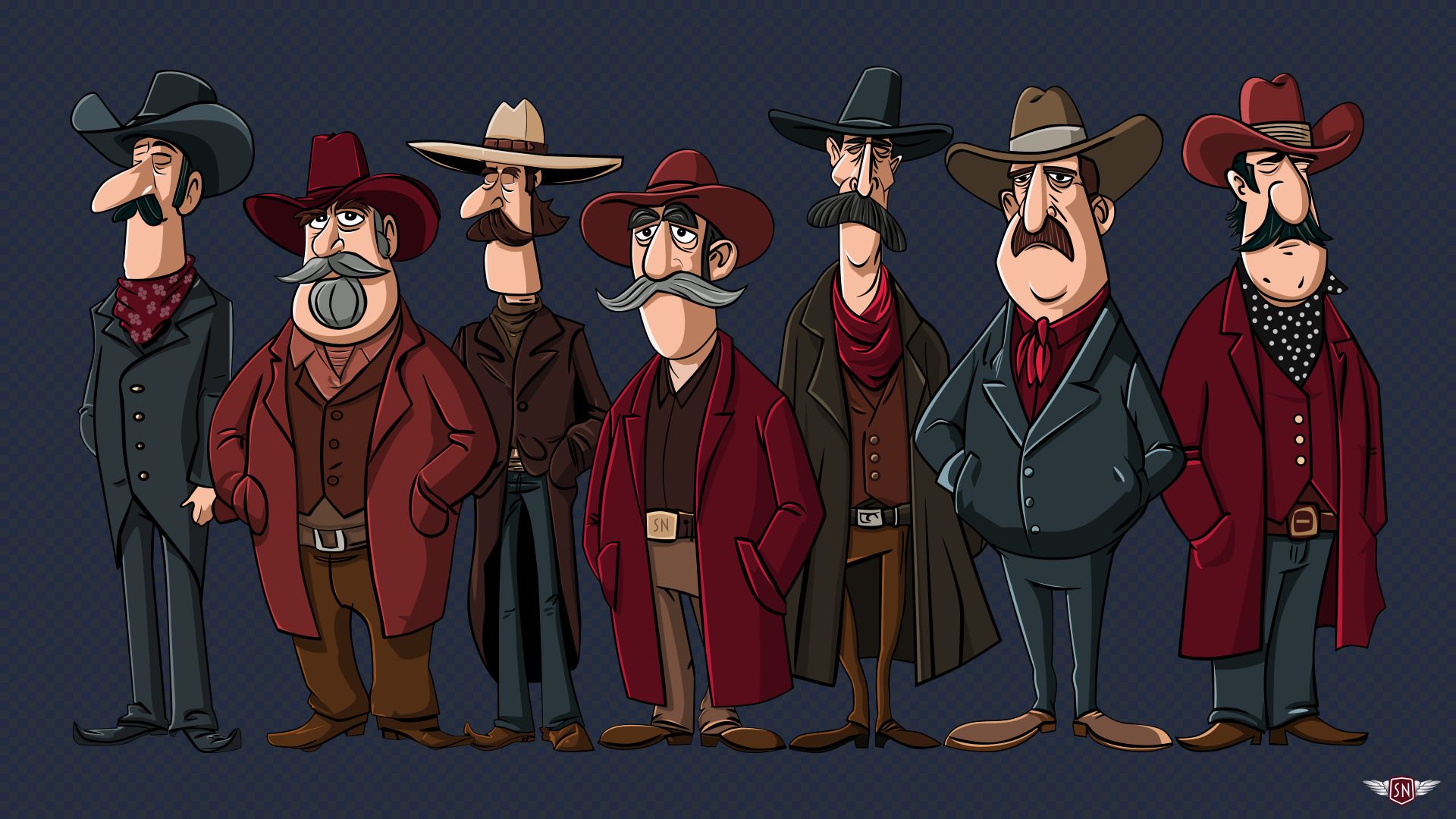 My website’s Magnificent 7 characters