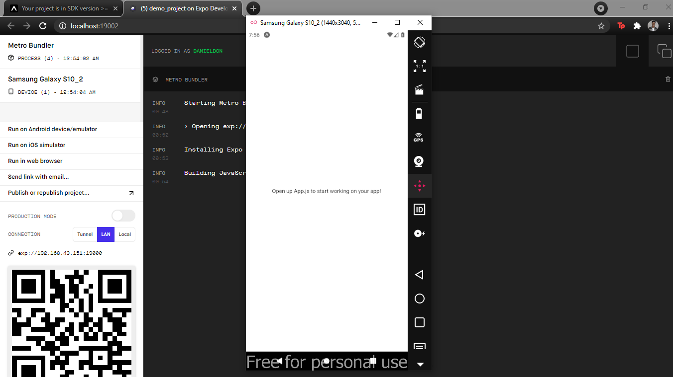 final result in Genymotions
