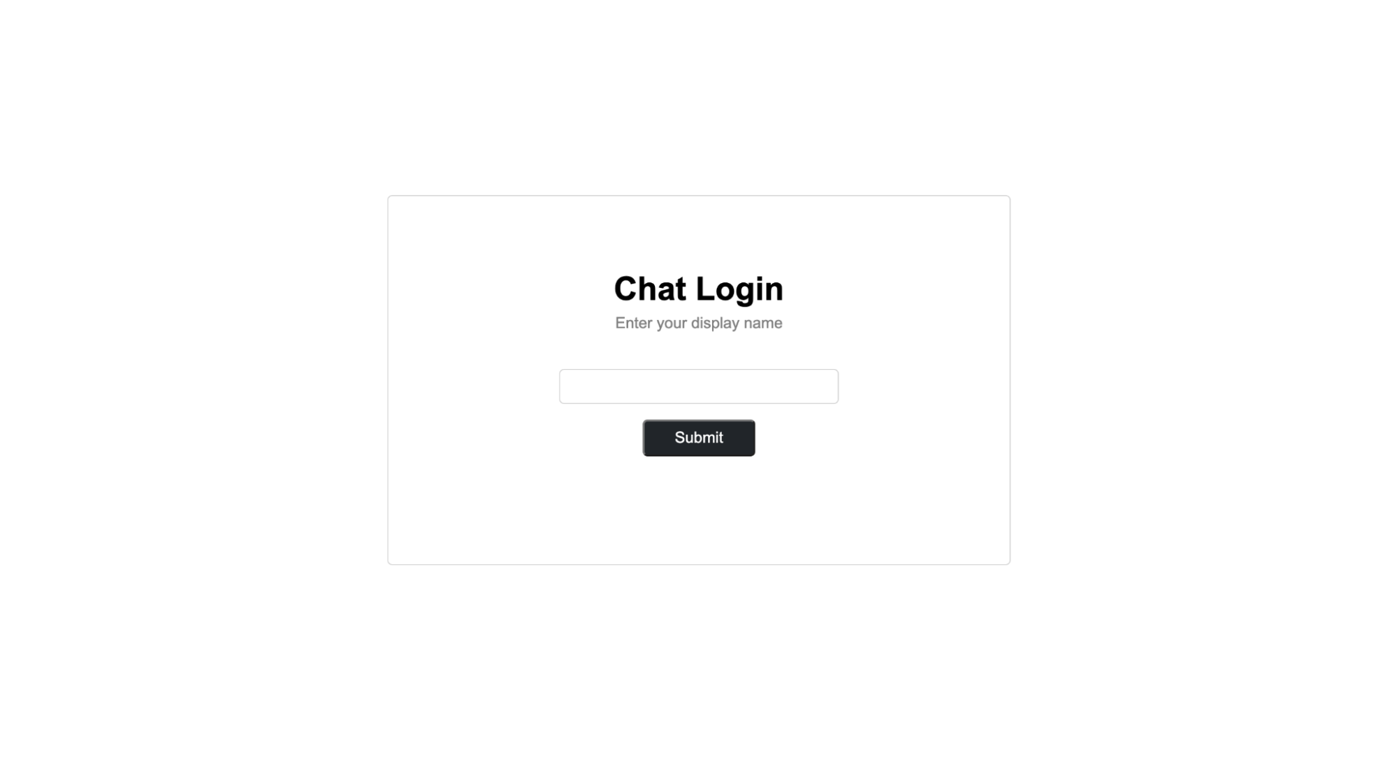 A screenshot of the login page