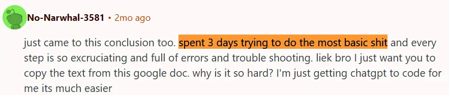 High Cost, Yet a Frustrating User Experience.PNG